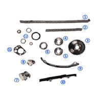 Nissan Altima 1998-2001 2.4 Triger Zincir Seti 11 Parça - KA24