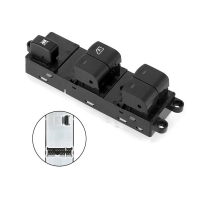 Nissan Pathfinder 2005-2016 Ön Sol Dörtlü (Tek Soket) Cam Düğmesi