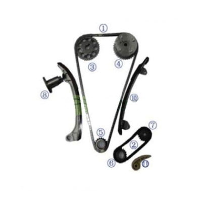 Toyota Avensis 2.0 1AZ VVT-i 2000-2009 Triger Zincir Seti 11 Parça