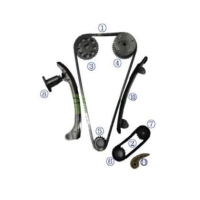 Toyota Rav4 2.0 2AZ 2000-2013 Triger Zincir Seti wvt dişlili 11 Parça