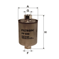 FILTRON PP 859 Land Rover Chevrolet Daewoo Espero 91-99 Matiz Spark Yakıt Filtresi