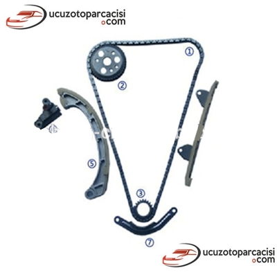 Daihatsu Terios 1.3 Triger Zincir Seti 7 Parça / K3-VE