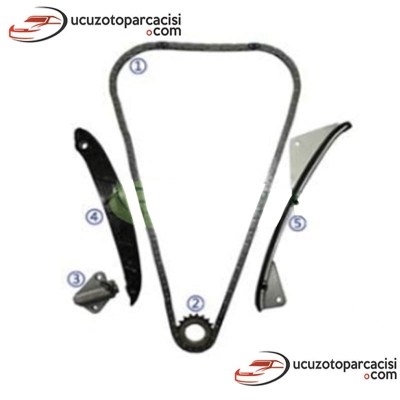 Geely Emgrand (EURO 5) Triger Zincir Seti 5 Parça