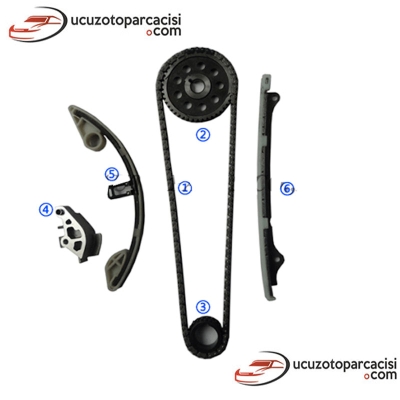 Honda Jazz 1.4 2009-2013 Triger Zincir Seti 6 Parça