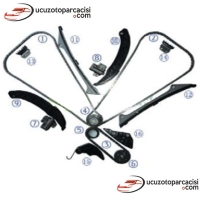 Hyundai Genesis 3.8 V6 2008-2012 Triger Zincir Seti 16 Parça
