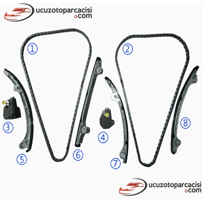 Infiniti FX45 Triger Zincir Seti 8 Parça