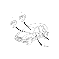 Kia Sportage 1995-1998 Tekli Cam Düğmesi Orijinal 0K01966380B96