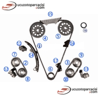 Nissan Maxima 2.0 3.0 1995-2001 Triger Zincir Seti 18 Parça