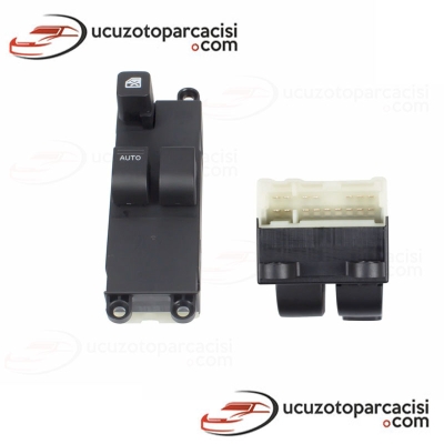 Nissan Primera P11 1996-2002 Sol Çiftli Cam Düğmesi