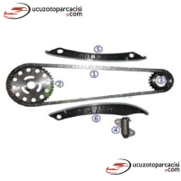 Nissan Qashqai 1.6 Dizel 2013-2019 Triger Zincir Seti 6 Parça