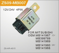 Röle 24V 30A 4 Pinli Metal