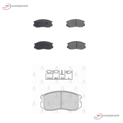 Daihatsu Terios YRV Coure Ön Fren Balata Set