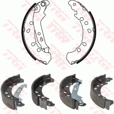 Toyota Yaris 2006-2011 Arka Fren Pabuç Balata Set